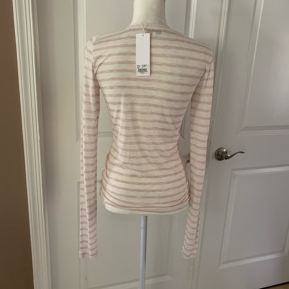 Vince Striped Long Sleeve Crew top - Picture 3 of 13